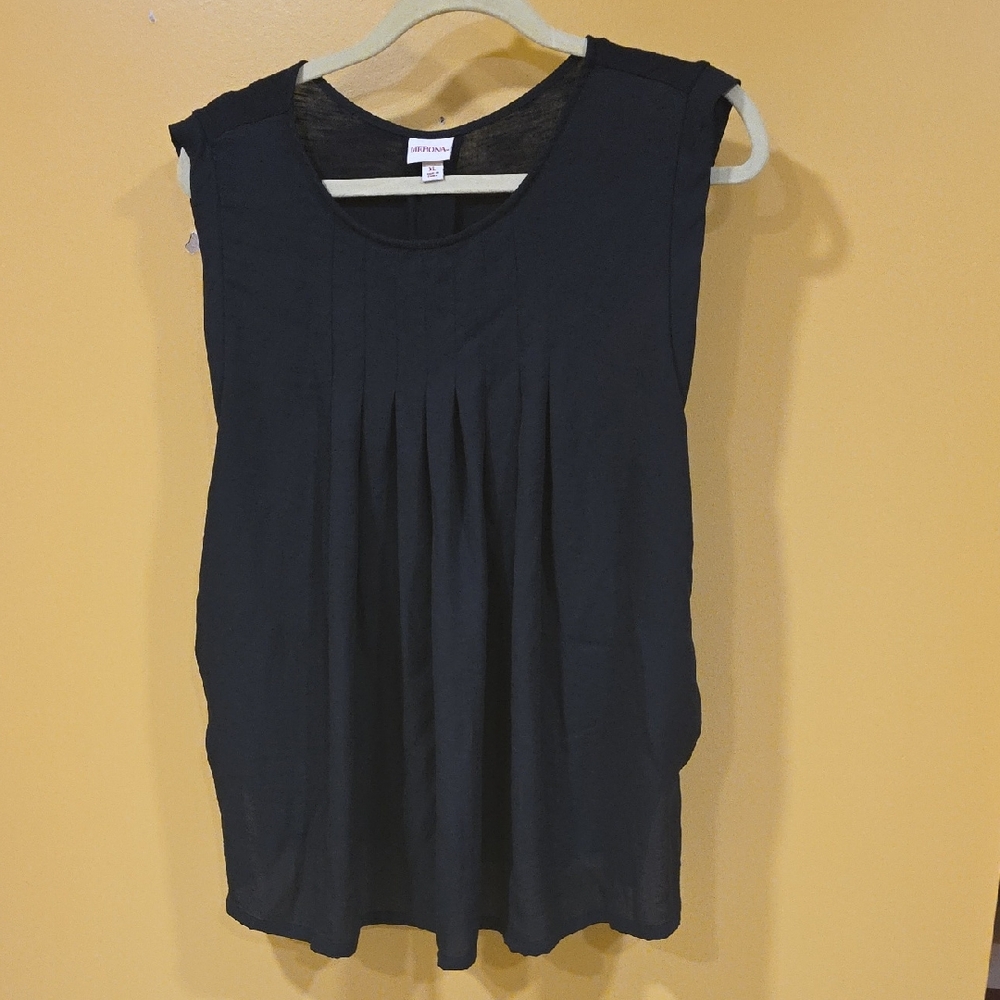 Merona Black Sleeveless Blouse